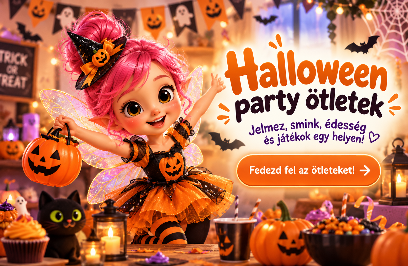 halloween party ötletek